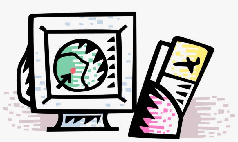 Vector Illustration Of Holiday Vacation Travel Airline, transparent png download