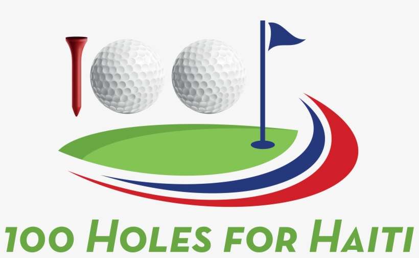 100 Holes For Haiti Colour Logo - Pitch And Putt, transparent png download