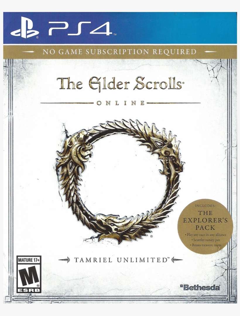 He Elder Scrolls Online Ps4, transparent png download
