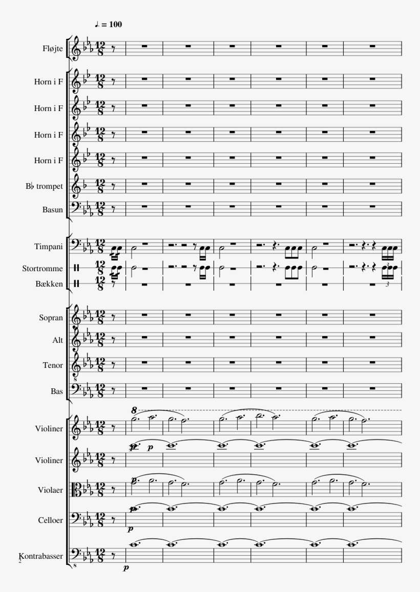 The Elder Scrolls Online For Blood, For Glory, For - Sheet Music, transparent png download