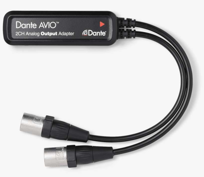 Audinate Dante Avio Analog Output Adaptor 2 Channels - Analog Signal, transparent png download