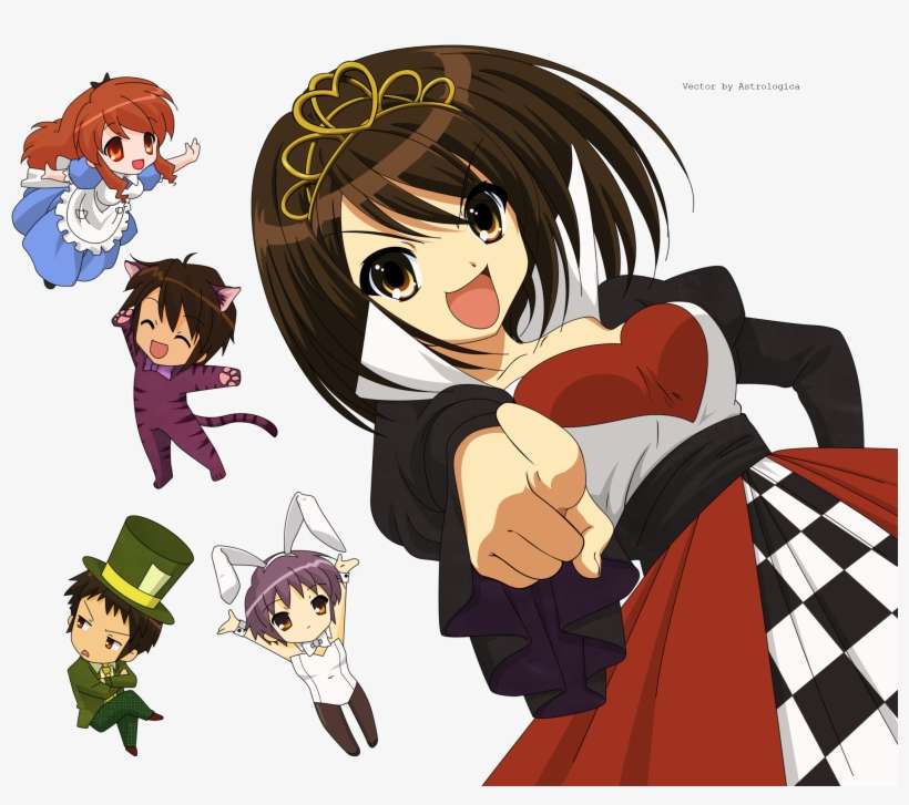 Download Png - Anime Alice In Wonderland Base, transparent png download