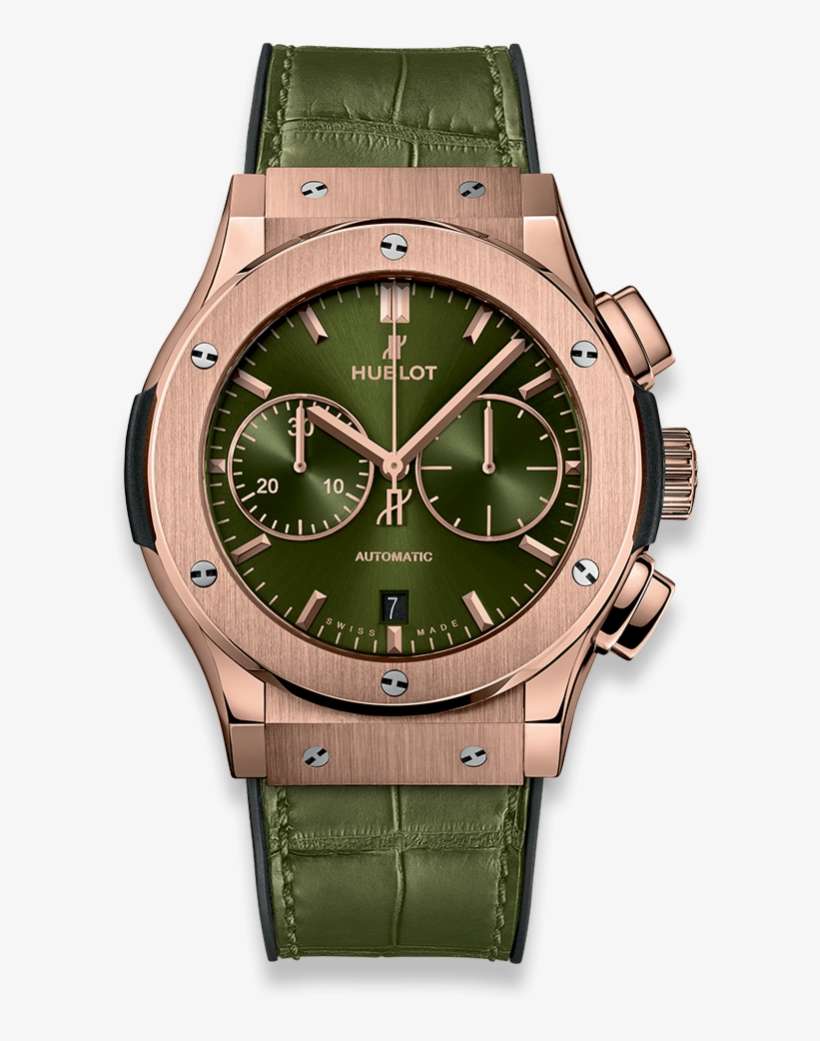 Classic Fusion Chronograph King Gold Green - 521 Nx 8970 Lr, transparent png download