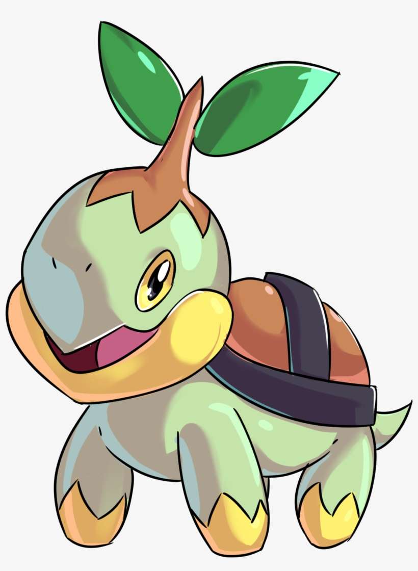 Turtwig - Cartoon, transparent png download