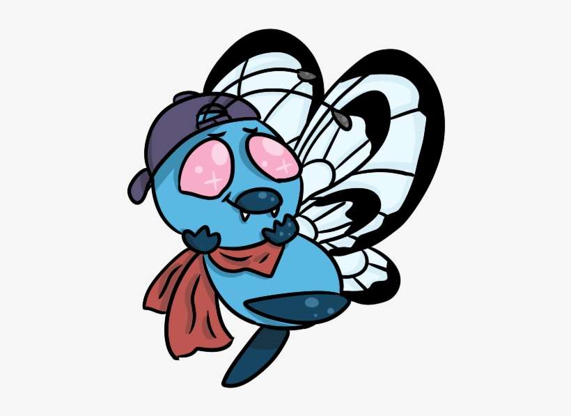 Blue Raspberry Butterfree Easter Egg Turtwig, transparent png download