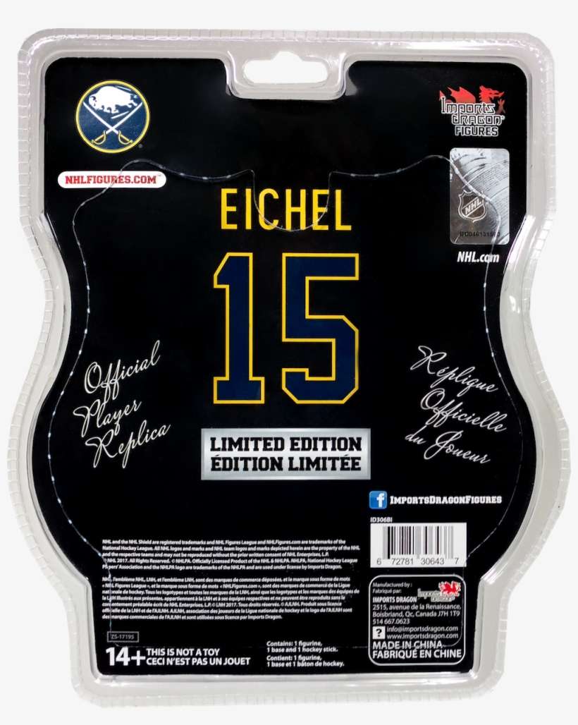 2018 Imports Dragon Nhl 6-inch Figures - Buffalo Sabres, transparent png download