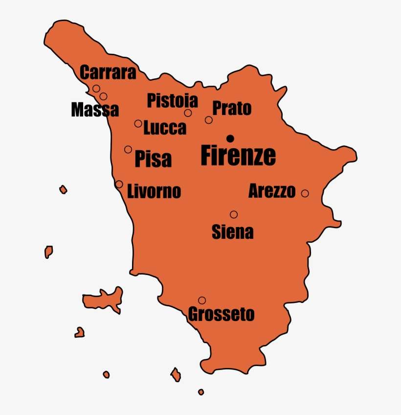 Tuscany Map - Crossfit Kids, transparent png download