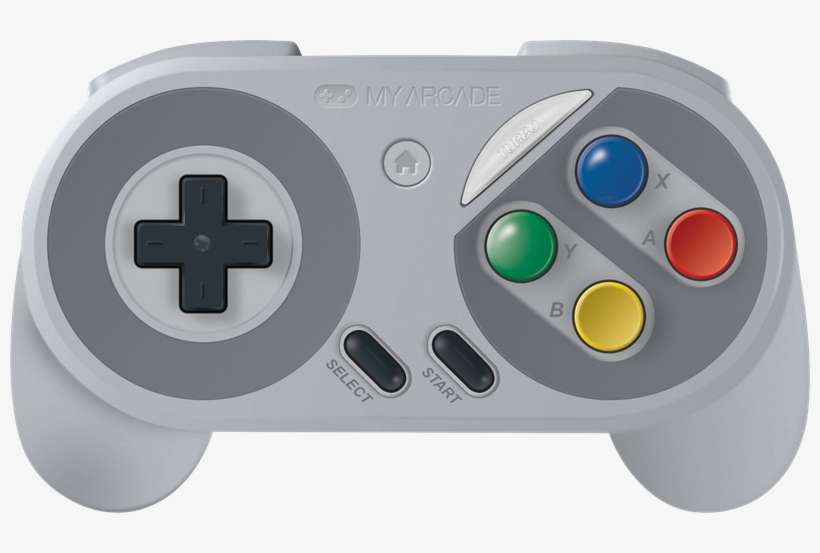 My Arcade Super Gamepad Snes/nes Classic - Snes Classic Wireless Controller, transparent png download
