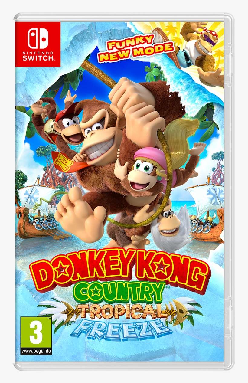 Donkey Kong Country - Nintendo Switch Donkey Kong Country Tropical Freeze, transparent png download