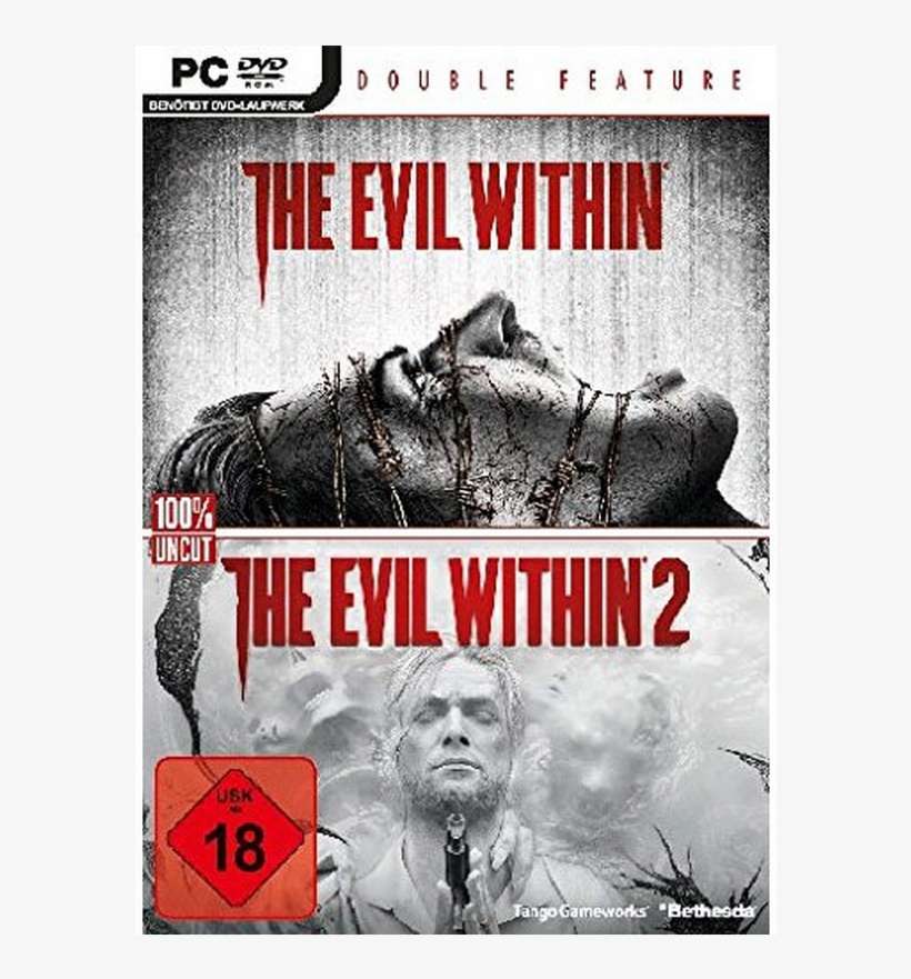 Evil Within Doublepack Pc - Evil Within 2 Xbox One Cover, transparent png download