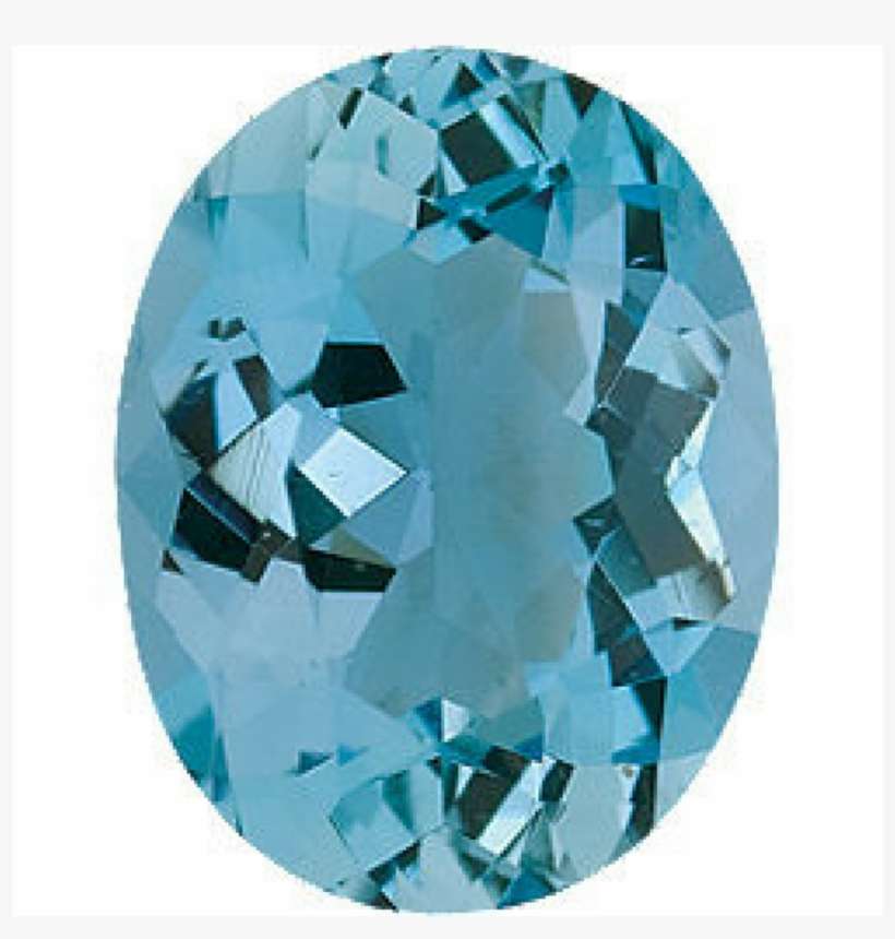 Usna Class Ring Aquamarine - Diamond, transparent png download