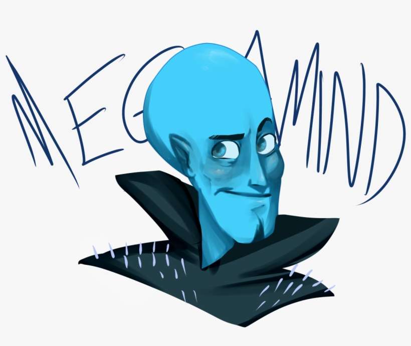 “ Sometimes I Miss The Times When All I Drew Was Megamind - Illustration, transparent png download