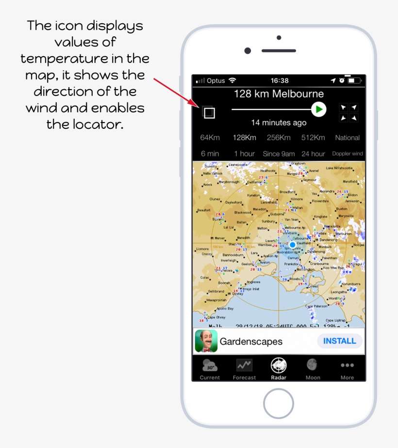 The Doppler Wind Function Is Visually Grouped With - Iphone, transparent png download