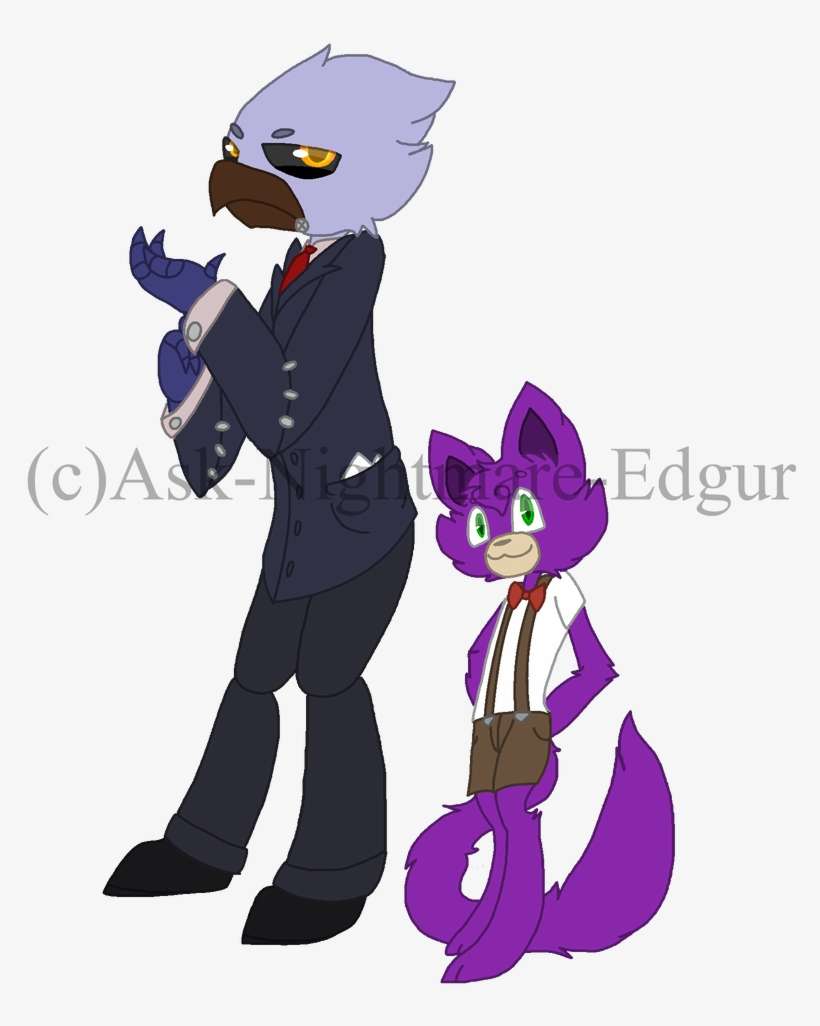 Roger And Larry Whiskers - Black Cat Art Toontown, transparent png download