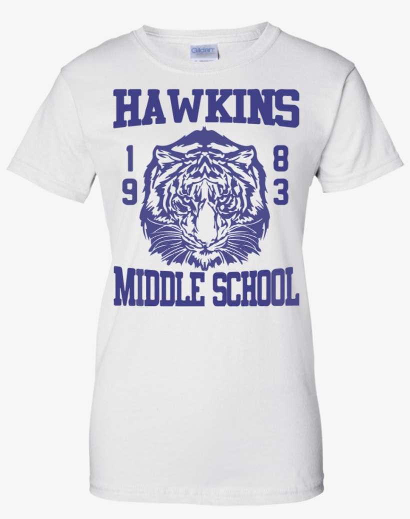 Stranger Things Dustin Hawkins Middle School Tigers - Active Shirt, transparent png download