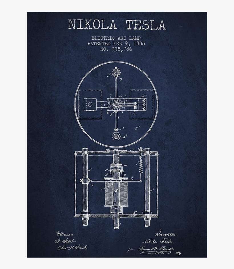 Induction Lighting Technology - Patentes De Nikola Tesla, transparent png download