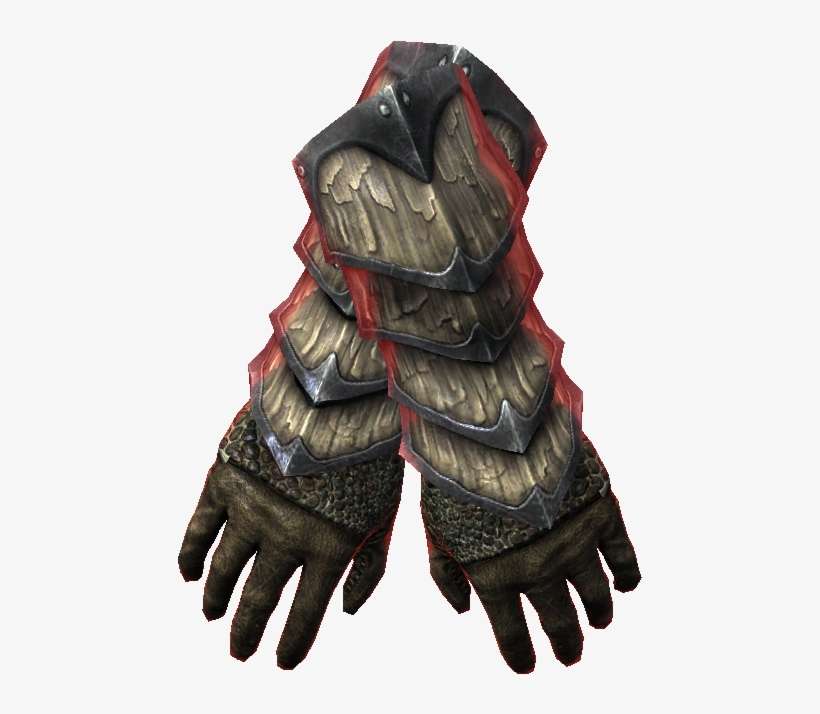 Dragonscale Gauntlets Of Peerless Wielding - Dragon Scale Gauntlets Skyrim, transparent png download