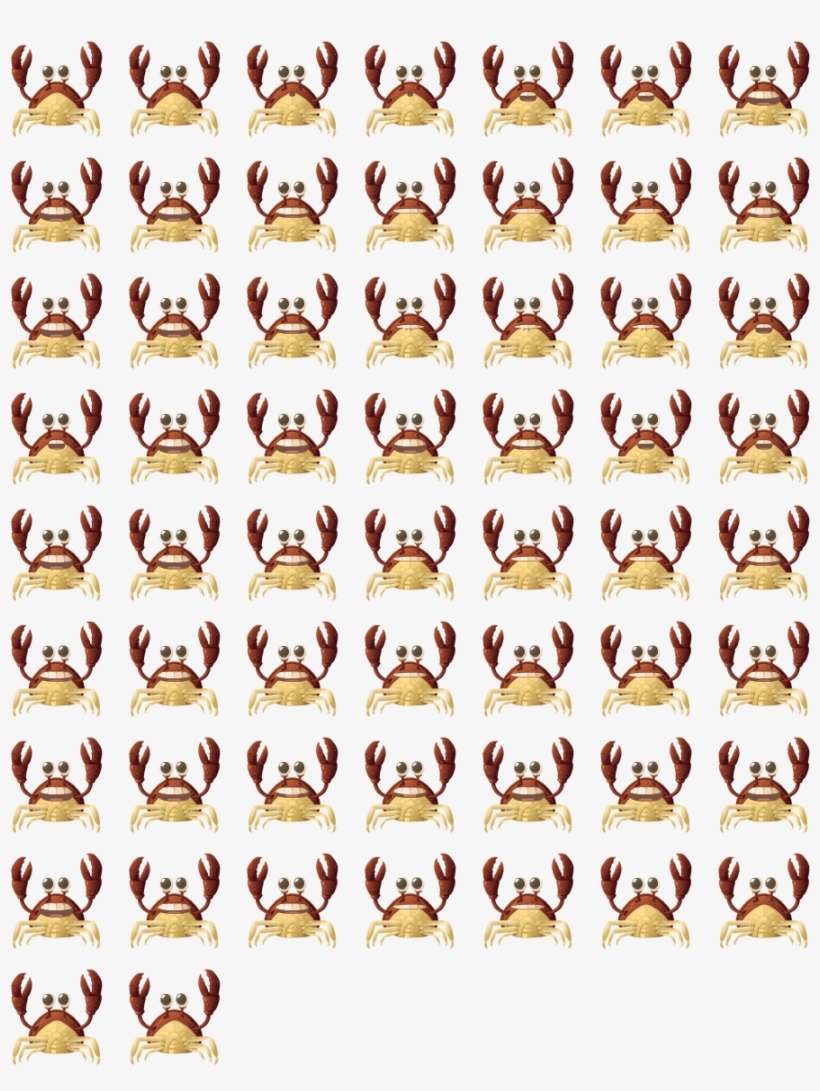 Crab - Crab Walking Animation Sheet, transparent png download