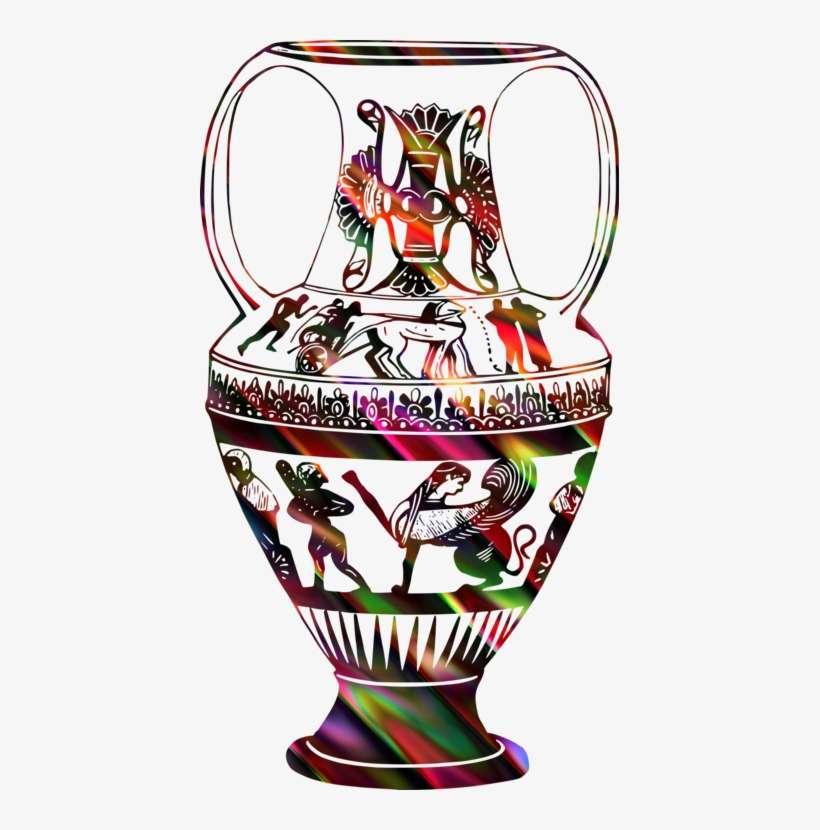 Ode On A Grecian Urn Pottery Of Ancient Greece - Grecian Urn Black And White, transparent png download