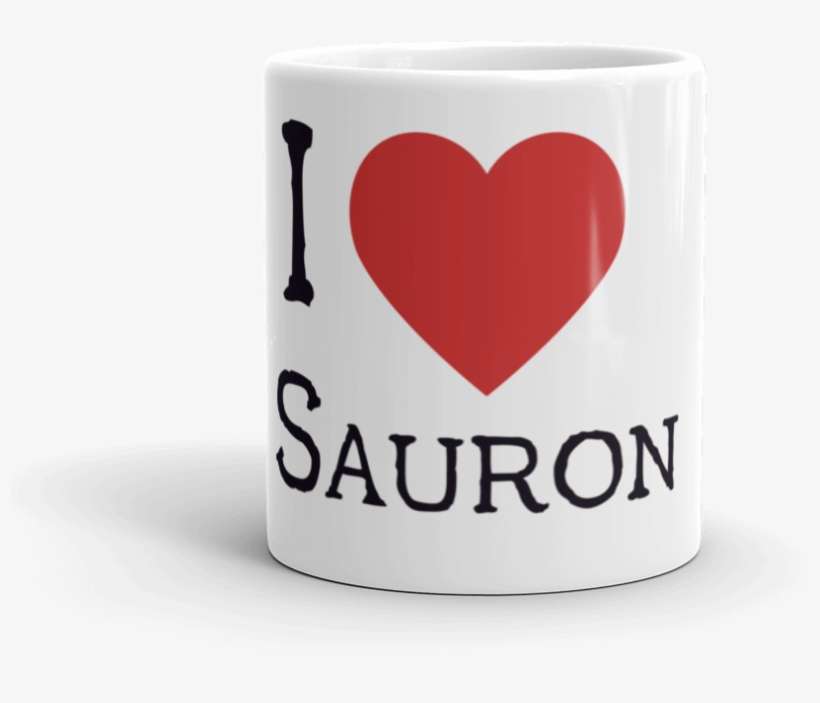 I <3 Sauron - Mug, transparent png download