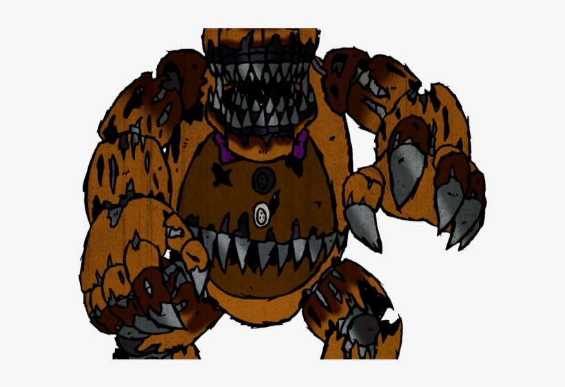 Nightmare Clipart Fredbear - Illustration, transparent png download