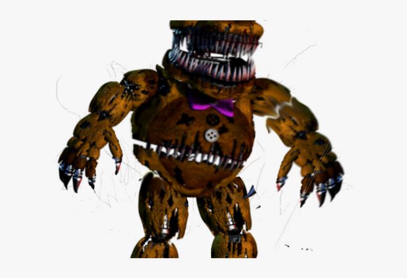 Nightmare Clipart Fredbear - Illustration, transparent png download