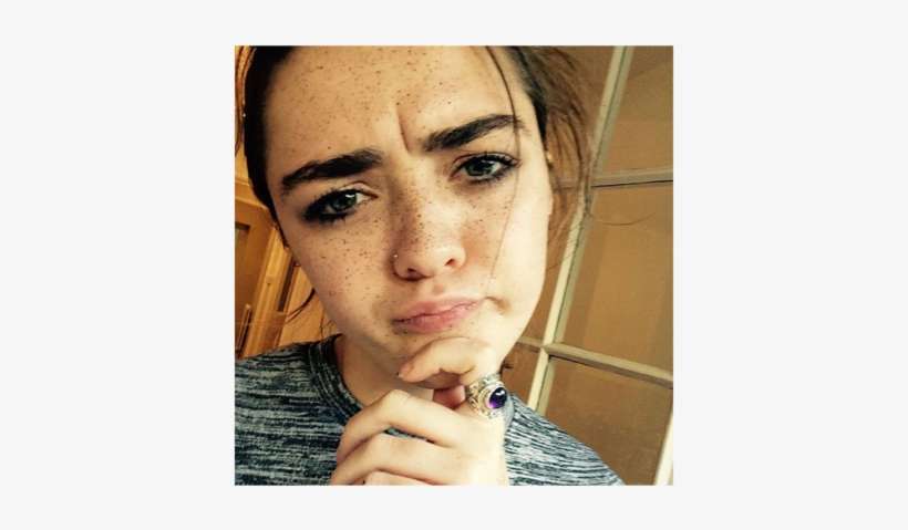Thrones Actor Of Youtube Maisie Game Stark - Maisie Williams Instagram, transparent png download