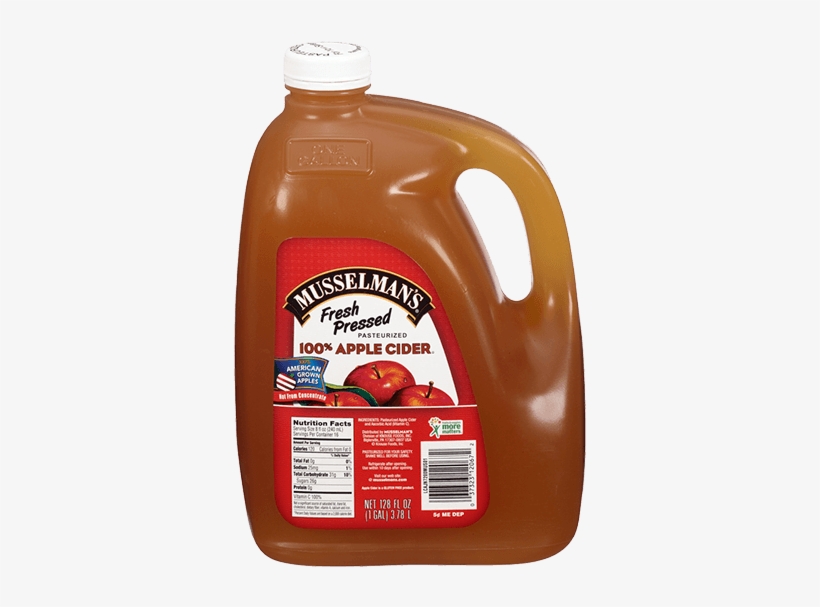 Musselman's Fresh Pressed Cider, 128 Oz - Musselman's Apple Cider, transparent png download