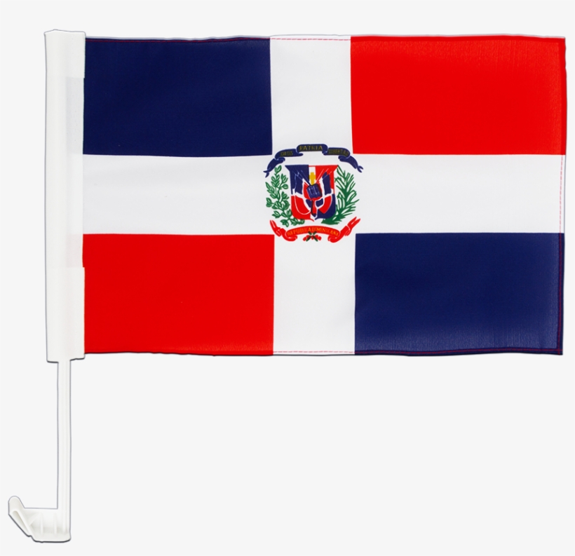 Car Flag 12x16" - Dominican Republic Flag, transparent png download