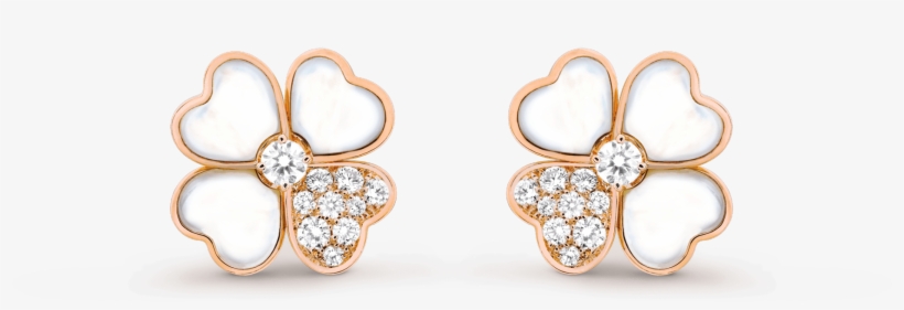 Cosmos Earrings, Small Model - Van Cleef & Arpels Cosmos Earrings Woman Small, transparent png download