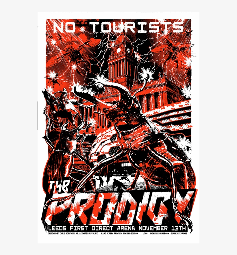 Leeds No Tourist Poster Sold Out - Prodigy No Tourists Posters, transparent png download