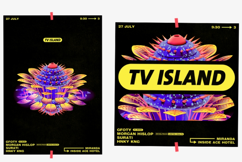 Tv Island Branding/ Posters - Gfoty Posters, transparent png download