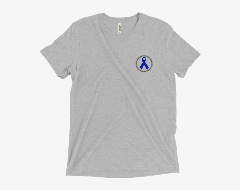 Colon Cancer Awareness Circle Tee - Vegan Rabbit Shirt, transparent png download