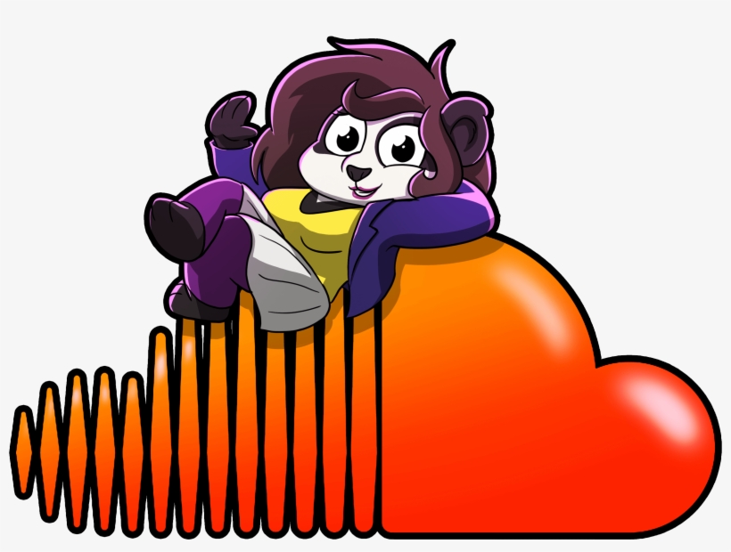 Follow Us On Soundcloud - Funky Panda, transparent png download