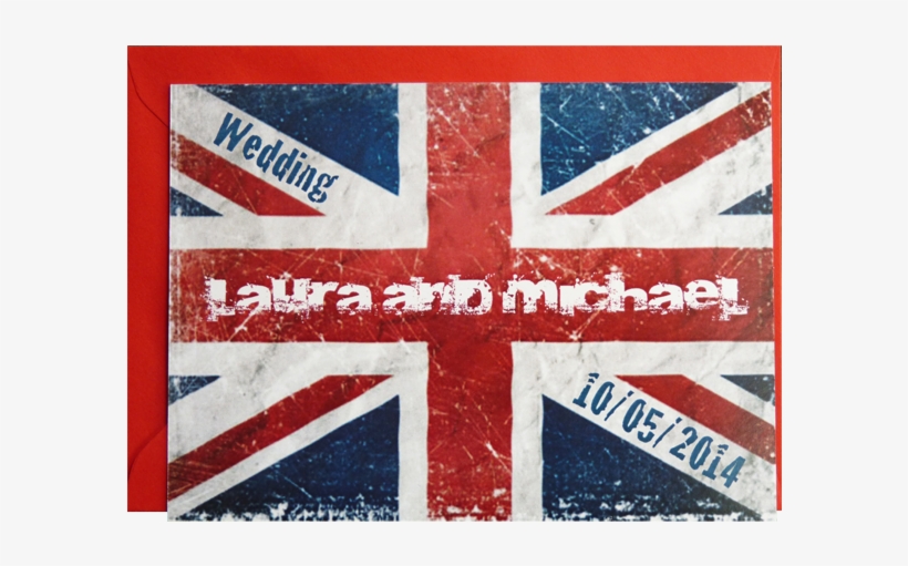 Union Jack Invitation - Small United Kingdom Flag, transparent png download
