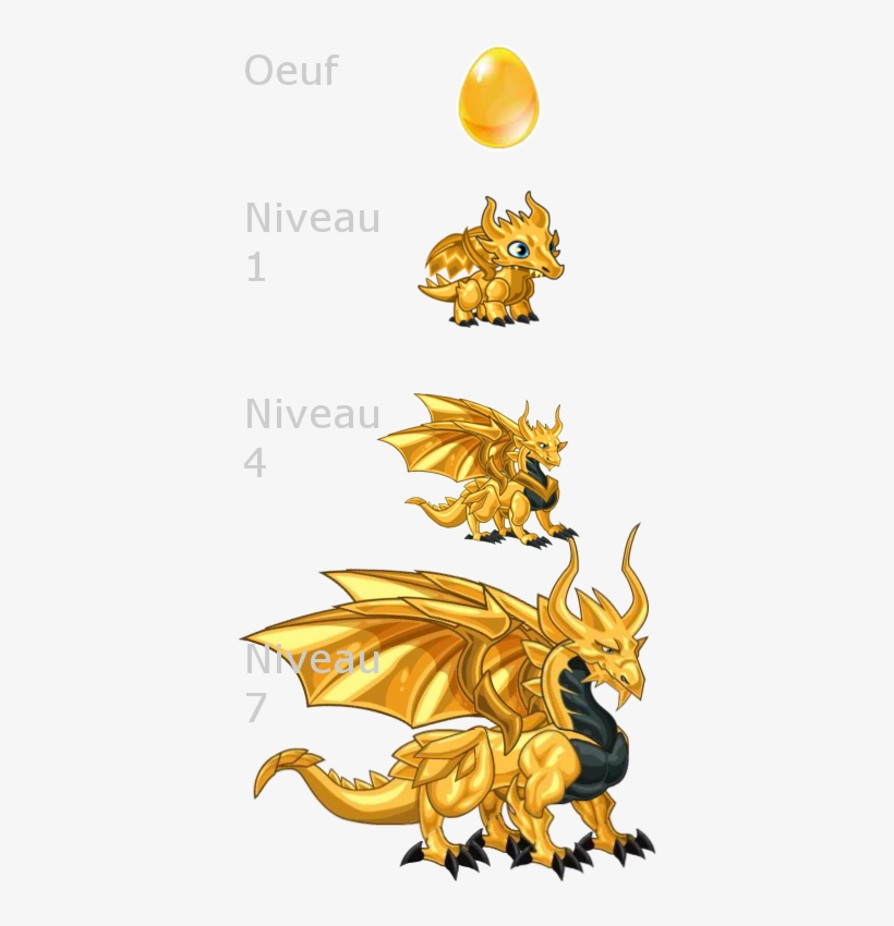 Gold Dragon Pngdragon City Gold Dragon - Dragon Vapunk Dragon City, transparent png download