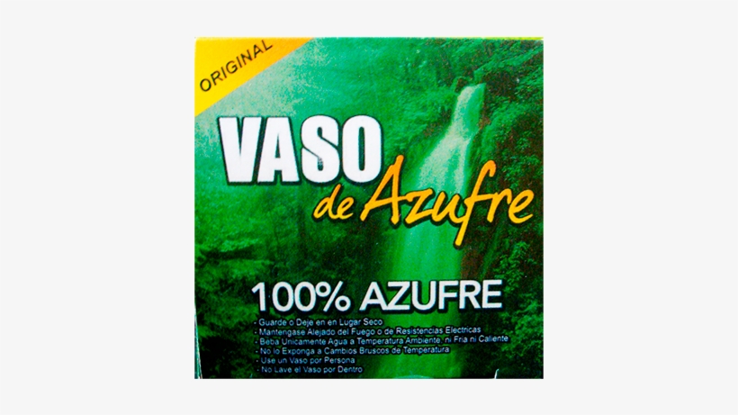 Vaso De Azufre - Vaso De Azufre Beneficios, transparent png download