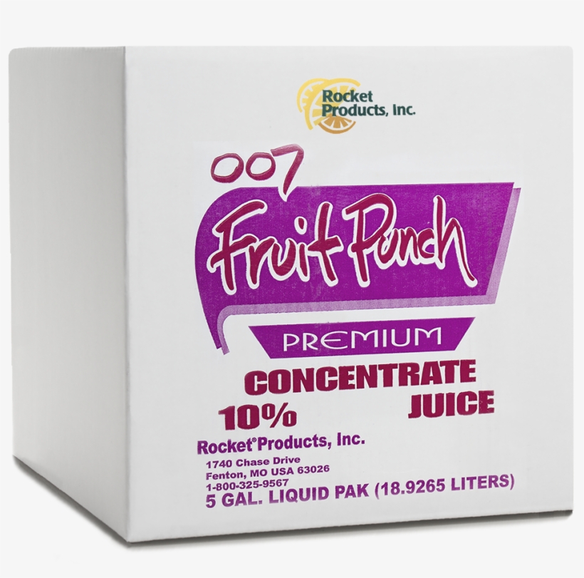 Rocket 007 Fruit Punch - Box, transparent png download
