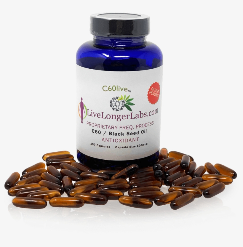 C60 Black Seed Oil Capsules - Fennel Flower, transparent png download