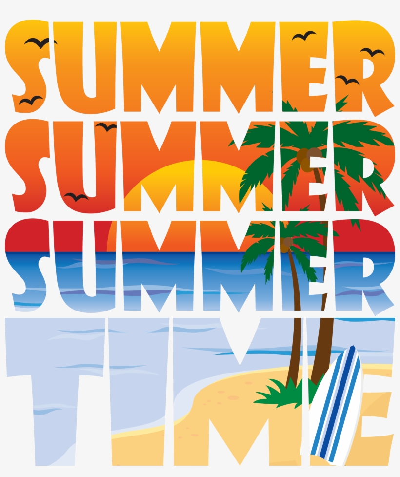 #summer #heatwave #sun #sea #surf #beach #hot #graphic, transparent png download