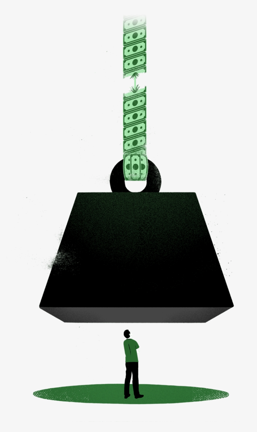 America Is Facing A Financial Crisis - Illustration, transparent png download