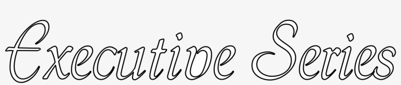 Executive Series Logo Png Transparent - Calligraphy, transparent png download