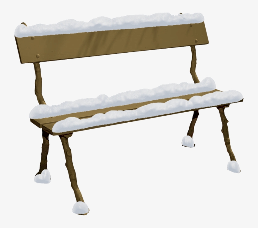 Adornos De Navidad Png - Bench Png Snow, transparent png download