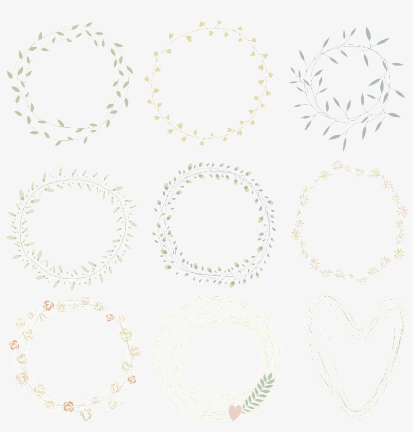 Fresh Leaf Wreath - Circle, transparent png download