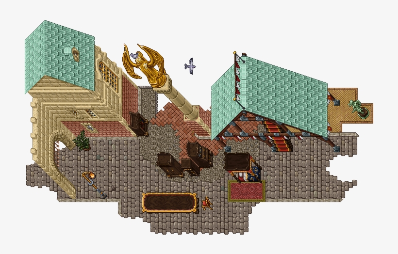 Tibia Venore Mockup - Pixel Art Tibia, transparent png download