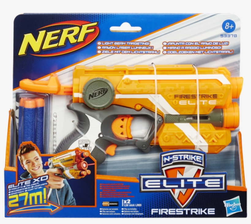 Nerf N-strike Elite Firestrike Blaster - Nerf N Strike, transparent png download