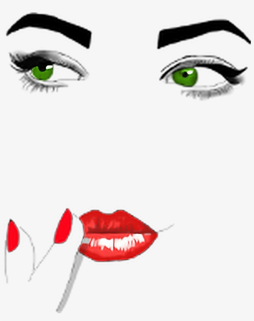 Makeup Sticker - Makeup Outline, transparent png download