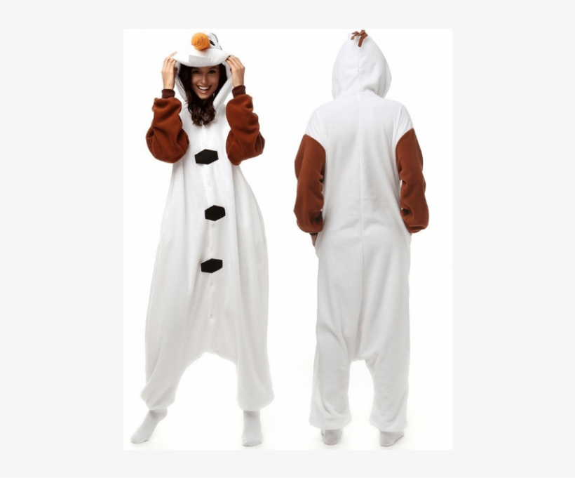 Pijama Adulto Frozen Olaf Cosplay - Halloween Costume, transparent png download
