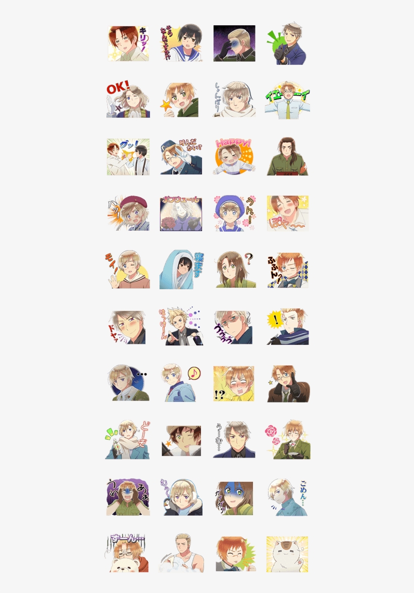 Hetalia The World Twinkle Vol - 義 呆 利 貼圖, transparent png download