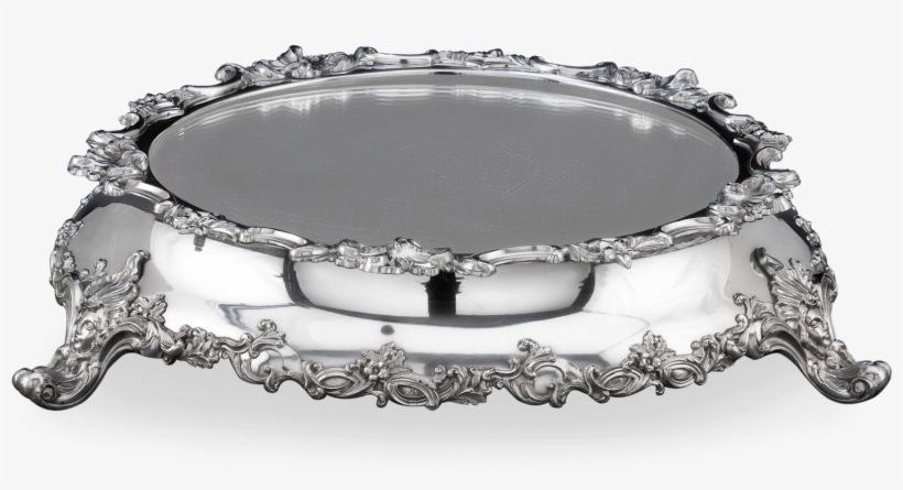 Exceptional Victorian Silverplate Plateau - Silver, transparent png download